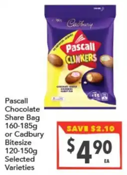 Supa Valu Pascall Chocolate Share Bag offer