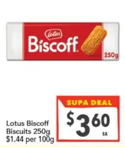 Supa Valu Lotus Biscoff Biscuits offer