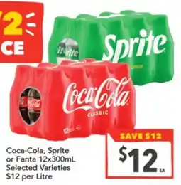 Supa Valu Coca-Cola, Sprite or Fanta offer