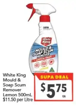Supa Valu White King Mould & Soap Scum Remover offer