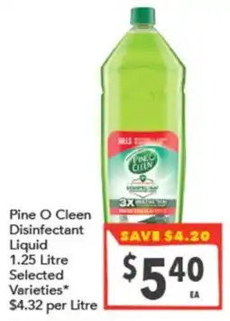 Supa Valu Pine O Cleen Disinfectant Liquid offer