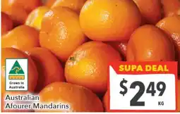Supa Valu Australian Afourer Mandarins offer