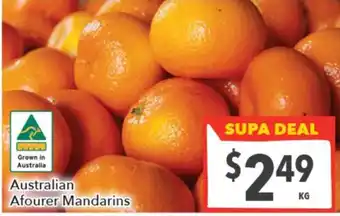 Supa Valu Australian Afourer Mandarins offer