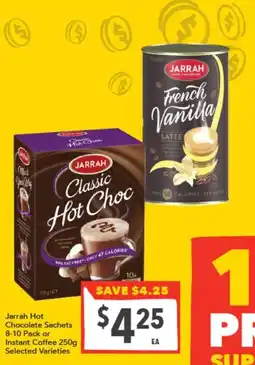 Supa Valu Jarrah Hot Chocolate Sachets offer