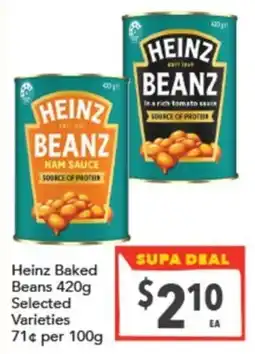 Supa Valu Heinz Baked Beans offer