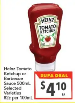 Supa Valu Heinz Tomato Ketchup offer