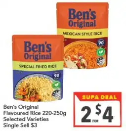 Supa Valu Ben's Original Flavoured Rice offer