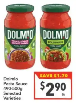 Supa Valu Dolmio Pasta Sauce offer