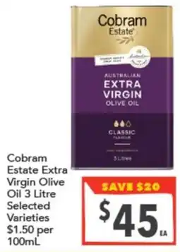 Supa Valu Cobram Estate Extra Virgin Olive Oil offer