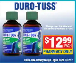 Direct Chemist Outlet Duro-Tuss Cheety Cough Liquid Forte offer