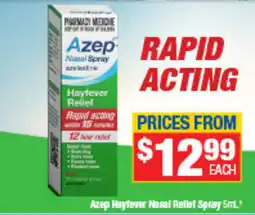 Direct Chemist Outlet Azep Hayfever Nasal Relief Spray offer
