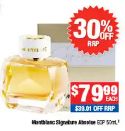Direct Chemist Outlet Montblanc Signature Absolue EDP offer