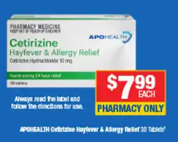Direct Chemist Outlet Cetirizine Hayfever & Allergy Relief offer