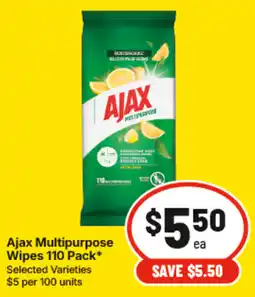 IGA Ajax Multipurpose Wipes offer