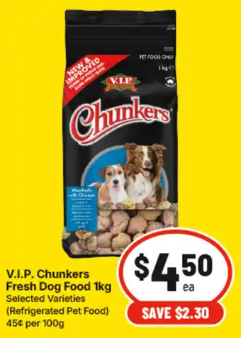V.I.P. Chunkers Fresh Dog Food