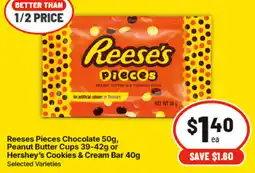IGA Reese's Pieces Chocolate offer