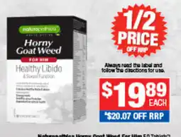 Direct Chemist Outlet Naturapathica Horny Goat Weed For Him offer