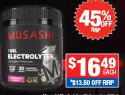Direct Chemist Outlet Musashi Fuel Electrolytes offer