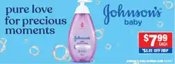 Direct Chemist Outlet Johnson's Baby Bedtime Bath offer