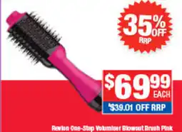 Direct Chemist Outlet Revlon One-Step Volumiser Blowout Brush Pink offer