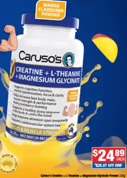 Direct Chemist Outlet Caruso's Creatine + L-Theanine + Magnesium Glycinate offer
