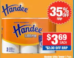Direct Chemist Outlet Handee Ultra Towel offer