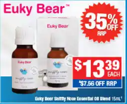 Direct Chemist Outlet Euky Bear Sniffly Nose Essential Oil Blend offer