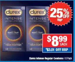 Direct Chemist Outlet Durex Intense Regular Condoms offer