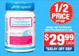 Direct Chemist Outlet life-space Probiotic Pregnancy & Breastfeeding offer