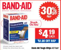 Direct Chemist Outlet Band-Aid Tough-Strips offer