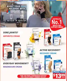 Direct Chemist Outlet Thermoskin arthritis cream offer