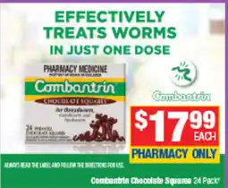 Direct Chemist Outlet Combantrin Chocolate Squares offer