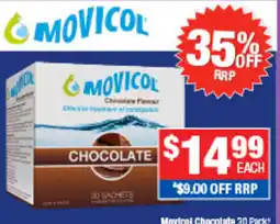 Direct Chemist Outlet Movicol Chocolate offer