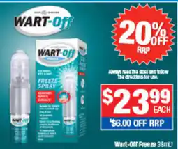 Direct Chemist Outlet Wart-off Freeze Spray offer