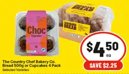 IGA The Country Chef Bakery Co. Bread or Cupcakes offer