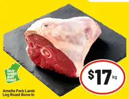 IGA Amelia Park Lamb Leg Roast Bone In offer