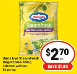 IGA Birds Eye SteamFresh Vegetables offer
