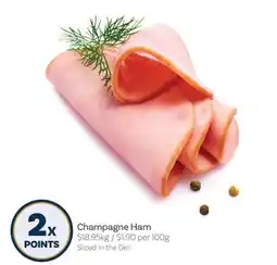 IGA Champagne Ham offer