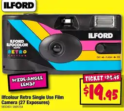 JB Hi-Fi Ilford Ilfocolor Retro Single Use Film Camera offer
