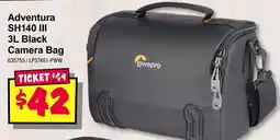 JB Hi-Fi Lowepro Adventura SH140 III 3L Black Camera Bag offer