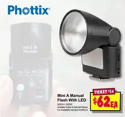 JB Hi-Fi Phottix Mini A Manual Flash With LED offer