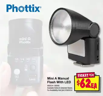 Phottix Mini A Manual Flash With LED
