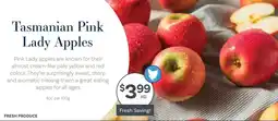 IGA Tasmanian Pink Lady Apples offer