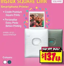 JB Hi-Fi Instax Square Link Smartphone Printer offer