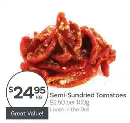 IGA Semi-Sundried Tomatoes offer