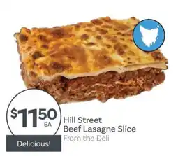IGA Hill Street Beef Lasagne Slice offer