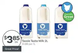 IGA Tassie Taste Milk offer