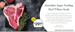 IGA Australian Angus Yearling Beef T-Bone Steak offer