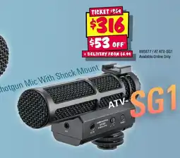 JB Hi-Fi Shotgun Mic With Shock Mount offer