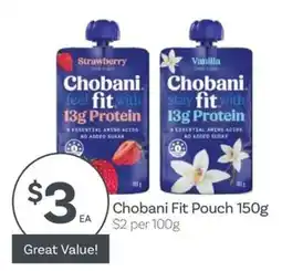 IGA Chobani Fit Pouch offer